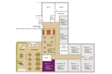 Hamburg Kreatives Meeting Seminar rooms Seminarraum 15 image 4