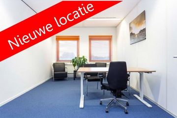 Lelystad Klantafspraak Consulting room Blauwe flexwerk kantoor image 3