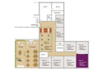 Hamburg Offsite-Meeting Workshop-Räume Seminarraum/Meetingraum 6 image 4