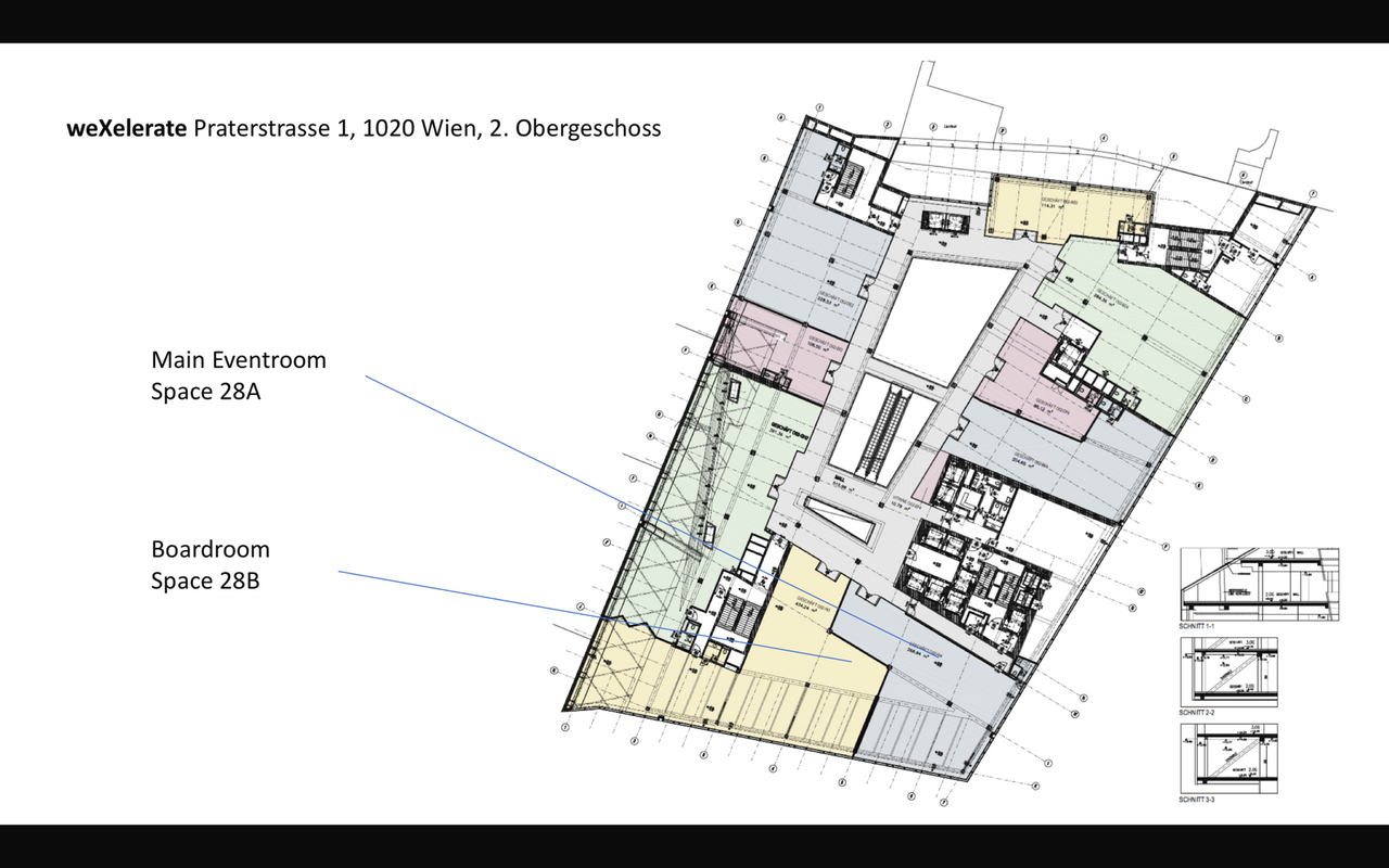 Vienna training rooms Meeting room weXelerate Space 28B, Boardroom image 9