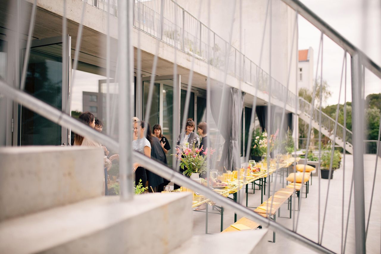 Berlin workshop spaces Terrace Sun Deck at Lobe Block image 6