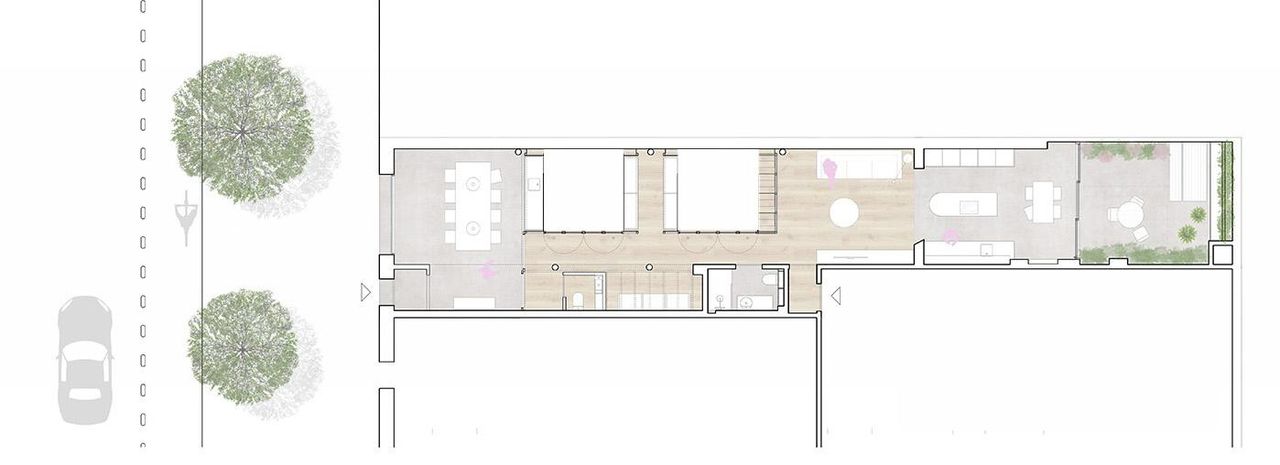 Barcelona training rooms Industriegebäude Garten Raum image 11