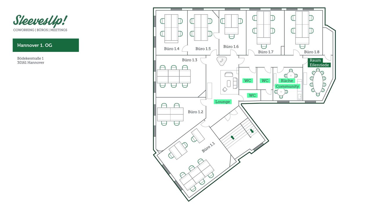 Hannover training rooms Vergaderruimte Meetingraum image 24