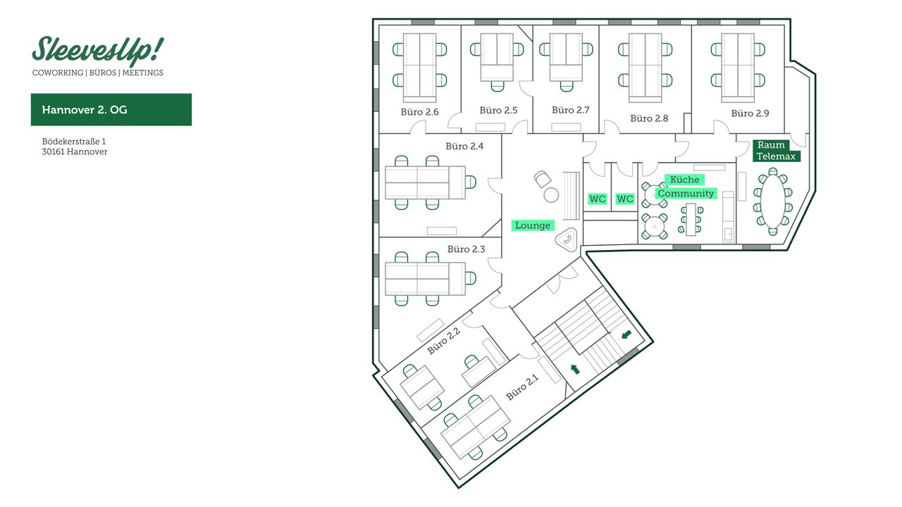 Hannover training rooms Vergaderruimte Meetingraum image 25