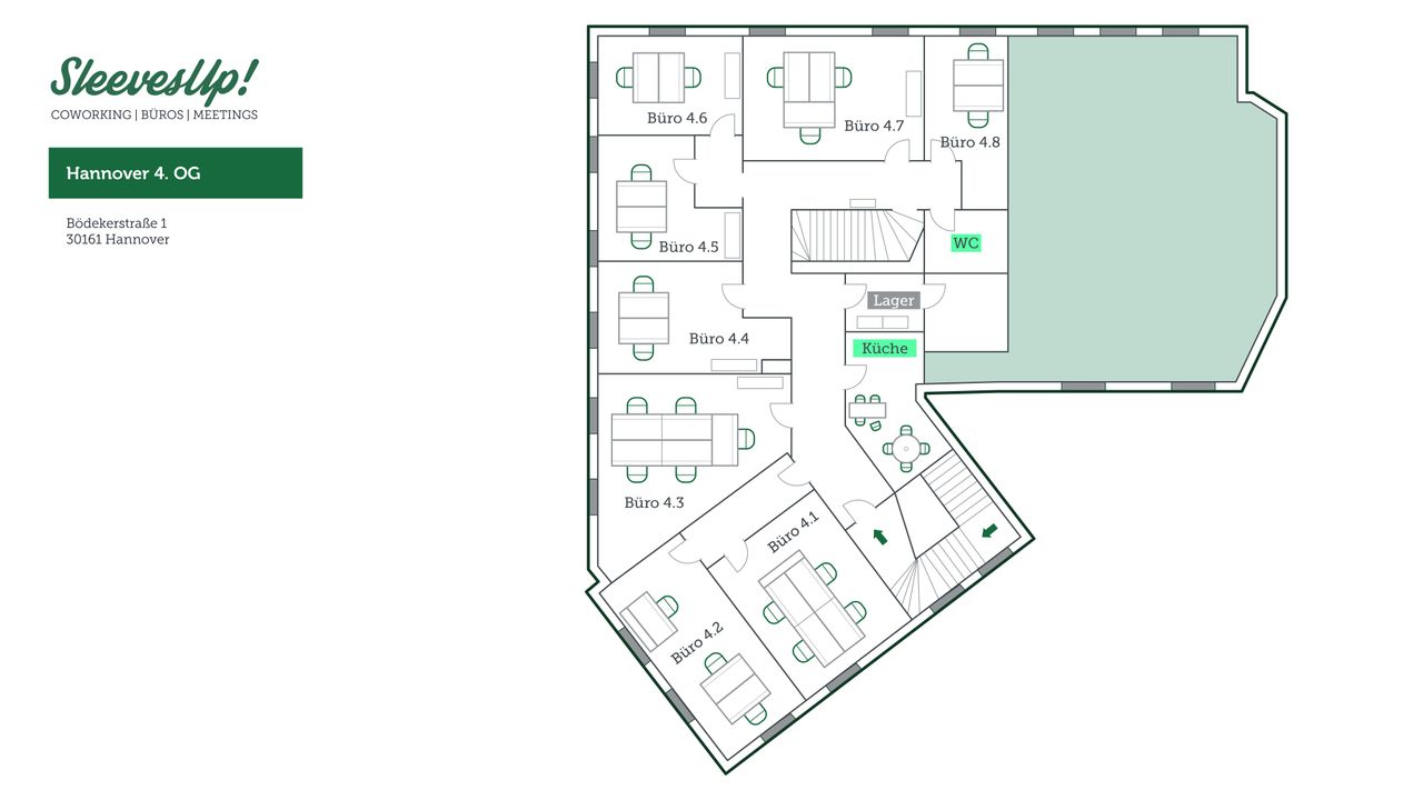 Hannover training rooms Vergaderruimte Meetingraum image 27