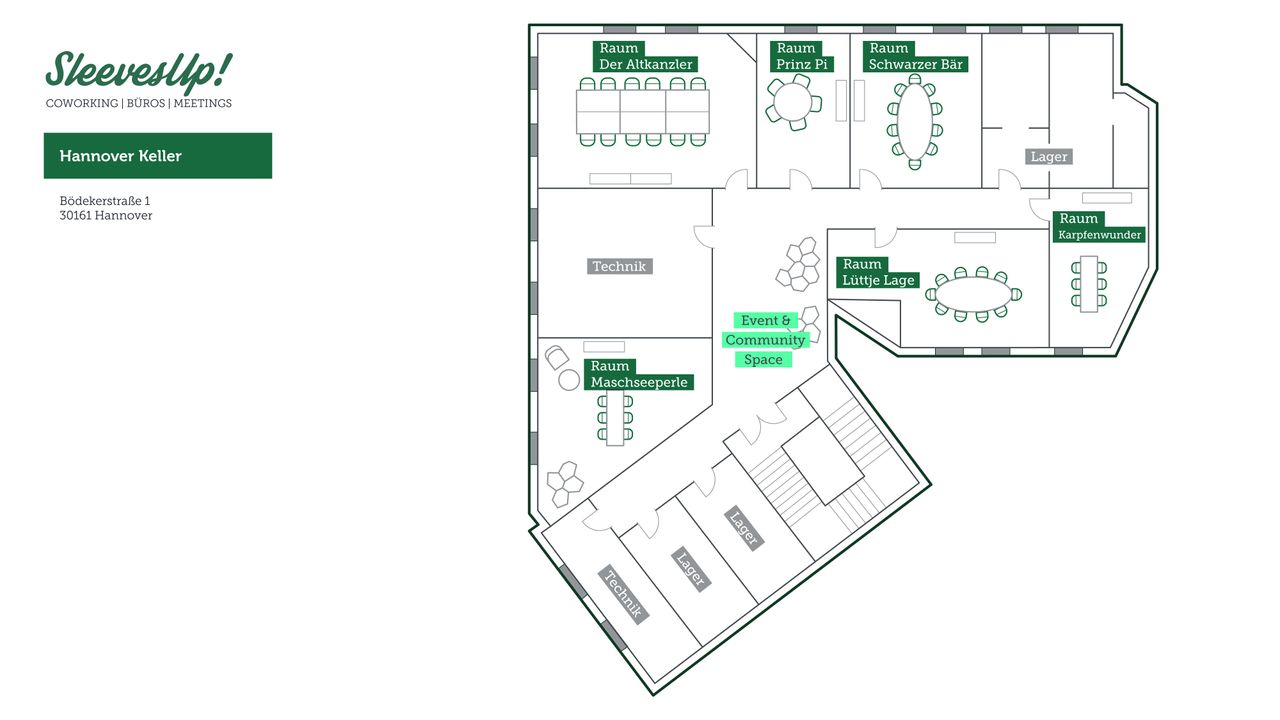 Hannover training rooms Vergaderruimte Meetingraum image 28