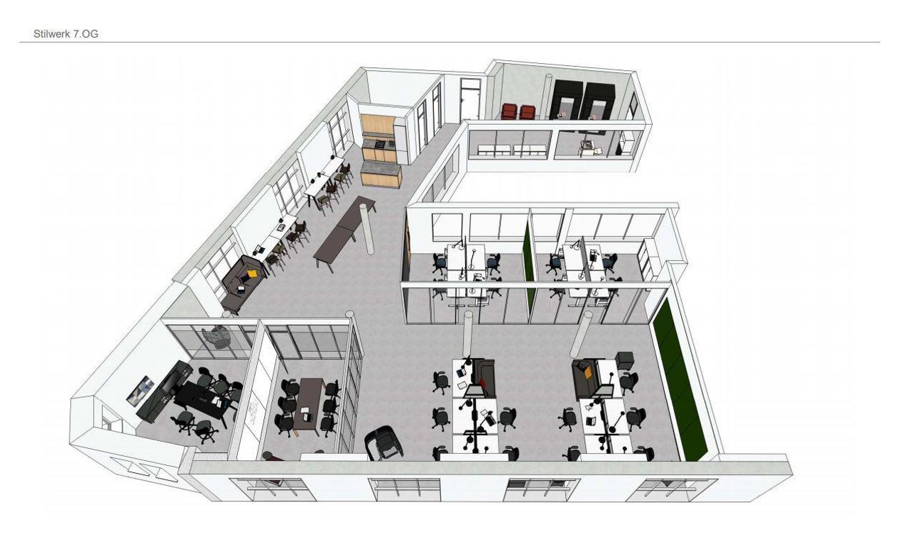 Hamburg training rooms Coworking Space stilwerk workspace Konferenzraum C2 image 12