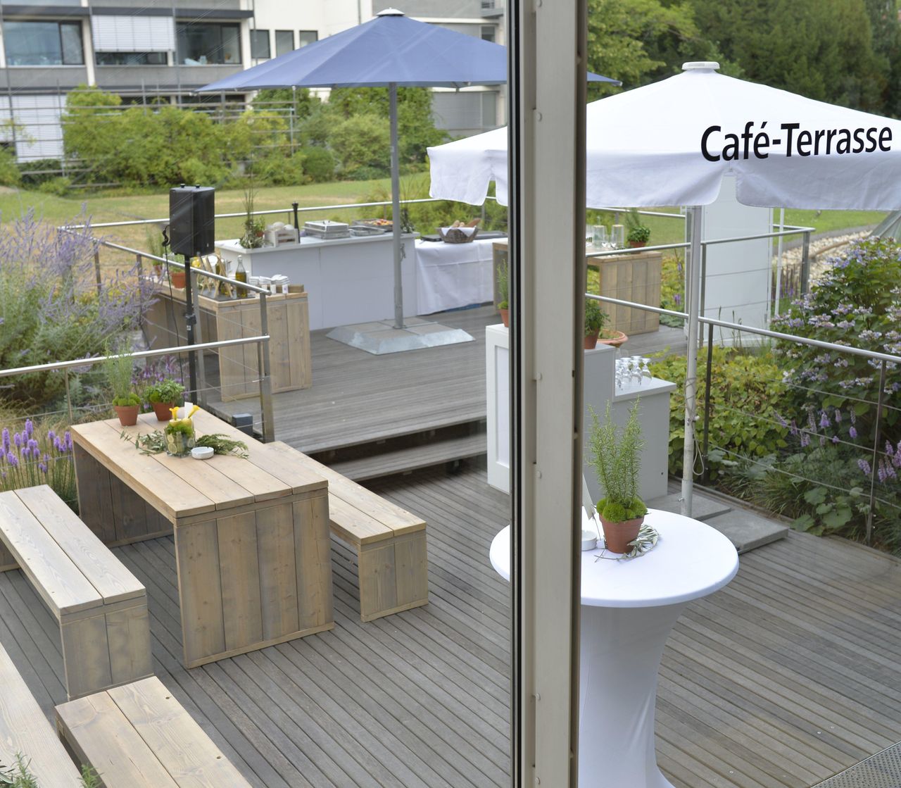 Frankfurt corporate event spaces Terrace Café Terrace image 1