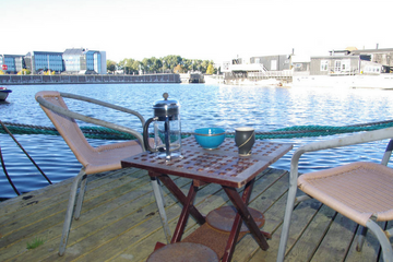 Copenhagen workshop spaces Boat Charming House Boat image 11