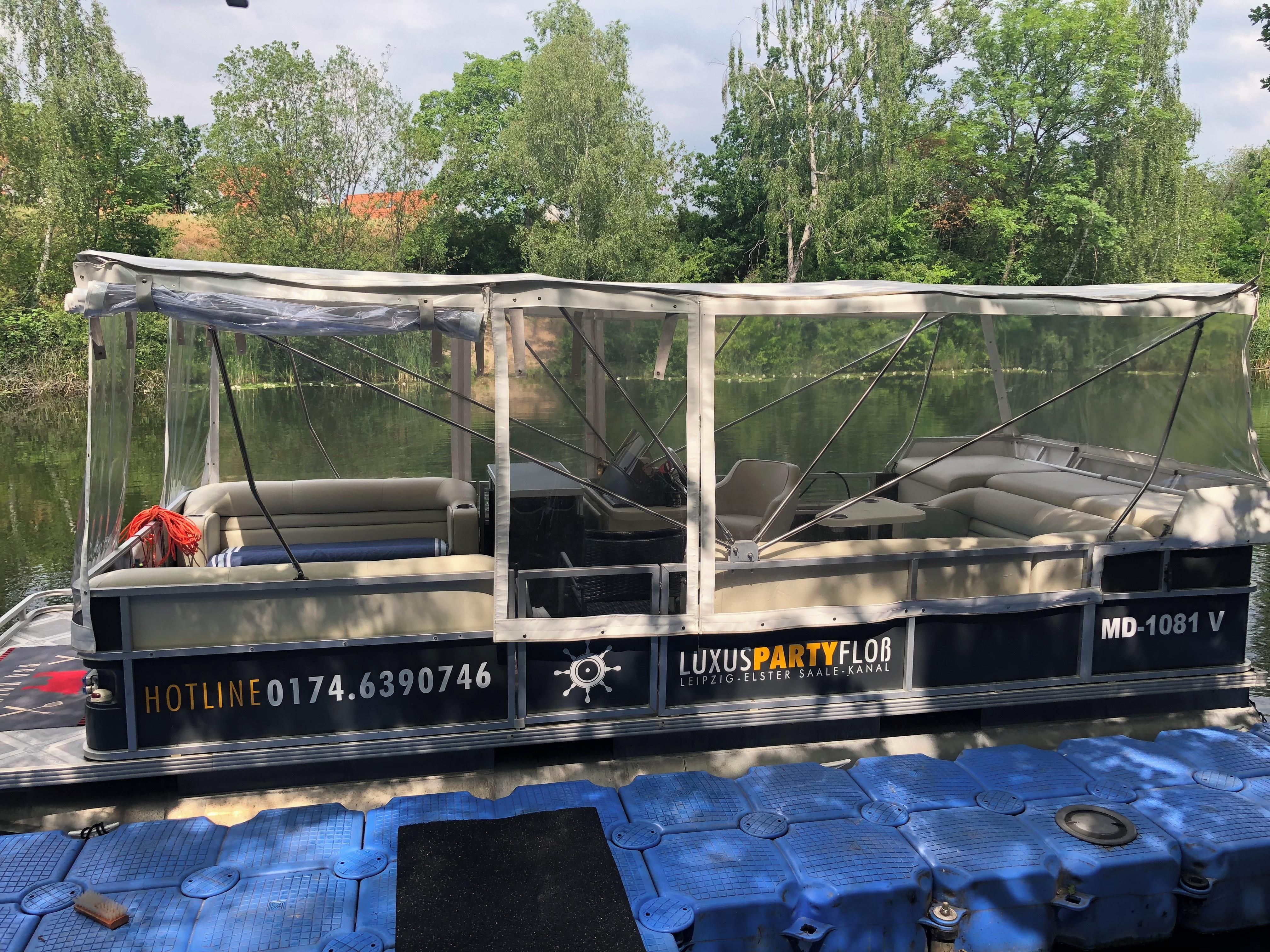 FLOßBOOT und los Floßboot mieten in Leipzig
