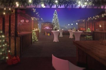 Köln Weihnachtsfeier Schiff/Eventschiff/Floß Winterdorf auf dem Rhein image 7