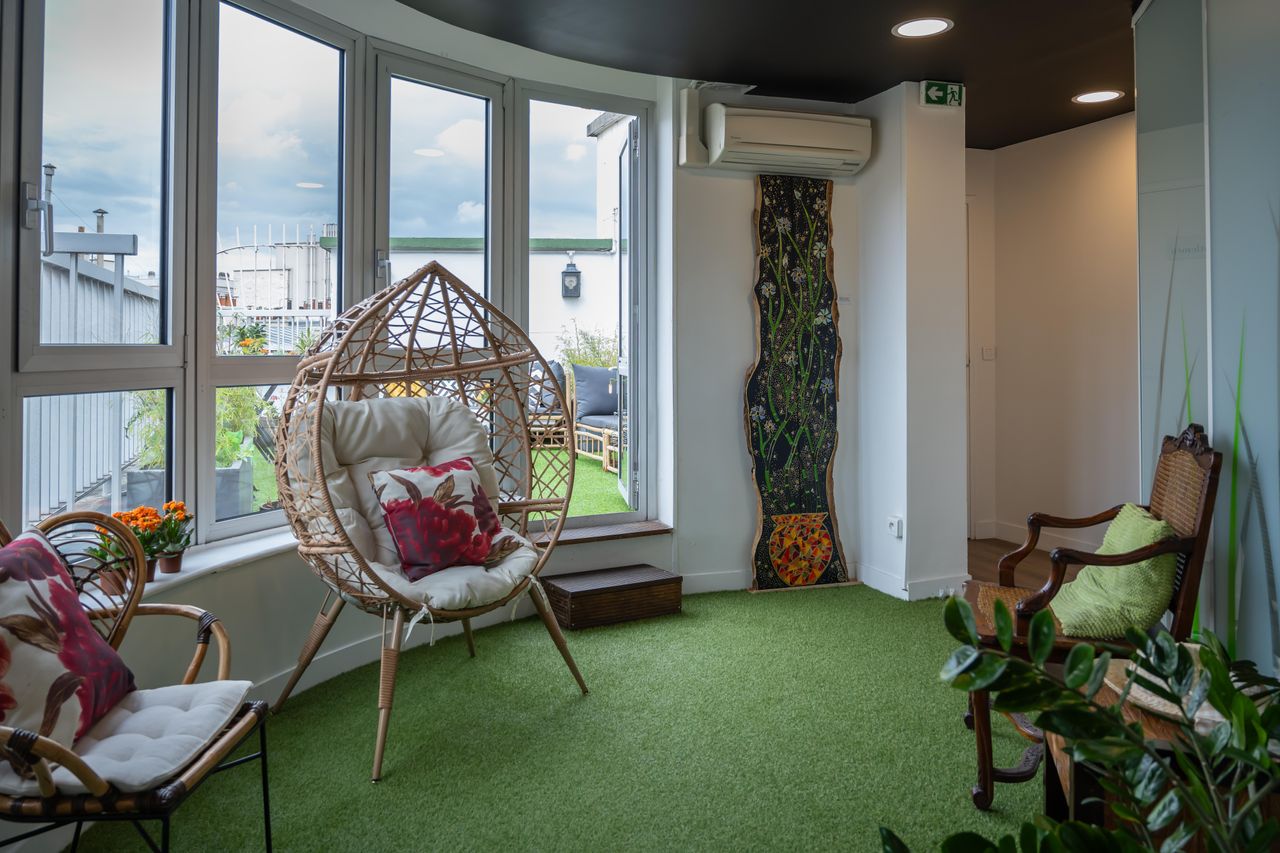 Paris Réunion créative Rooftop Cosy meeting center image 8