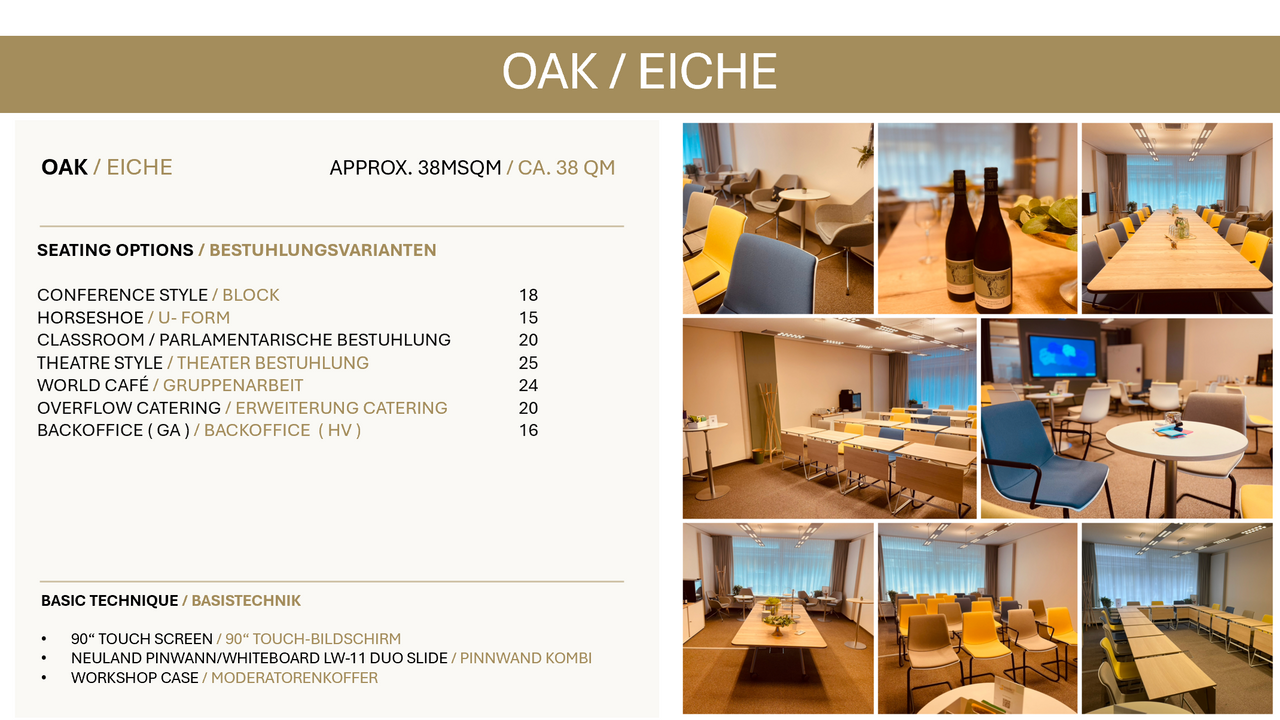 Berlin  Conference room Oak /Eiche image 11