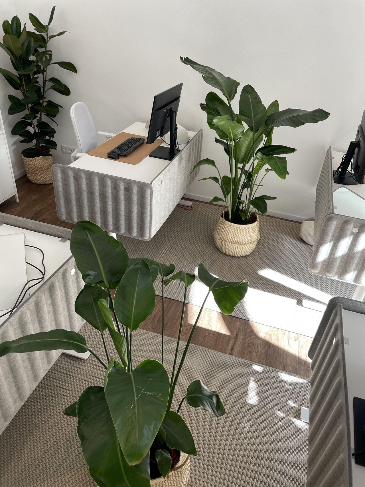 München  Arbeitsplatz Vollausgestatteter, klimatisierter Schreibtisch im Heimatoffice 26 (D1) image 2