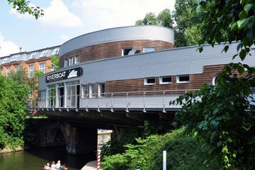 Leipzig corporate event spaces Unusual venue Kulturhafen Riverboat image 0