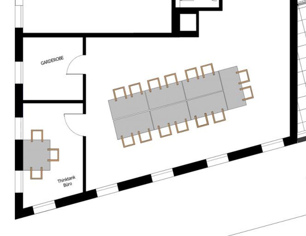 Rest der Welt training rooms Meetingraum Der Raum der Wünsche image 15