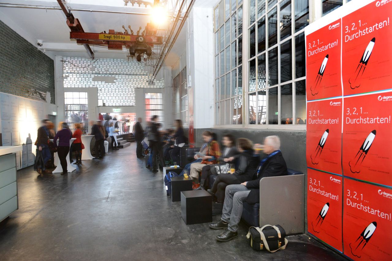 Berlin corporate event spaces Industrial space Glashaus image 15