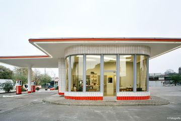 Hamburg workshop spaces Außergewöhnlich Oldtimer Tankstelle – Der Erfrischungsraum image 4
