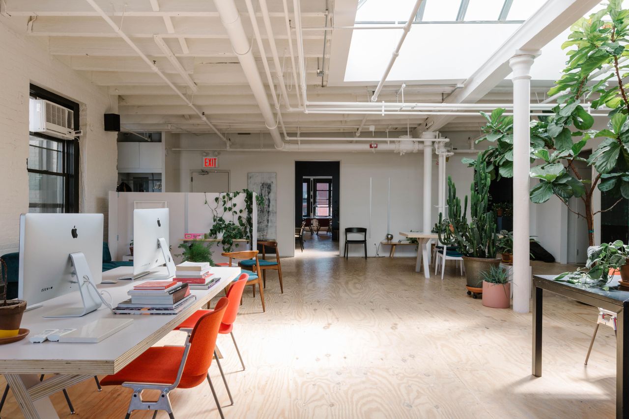 New York Creative Meeting Cafe Studio 2: Blue Cafe with Skylights image 11