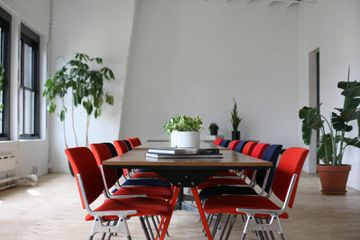 New York City Creative Meeting Café Studio 2: Blue Cafe with Skylights image 7