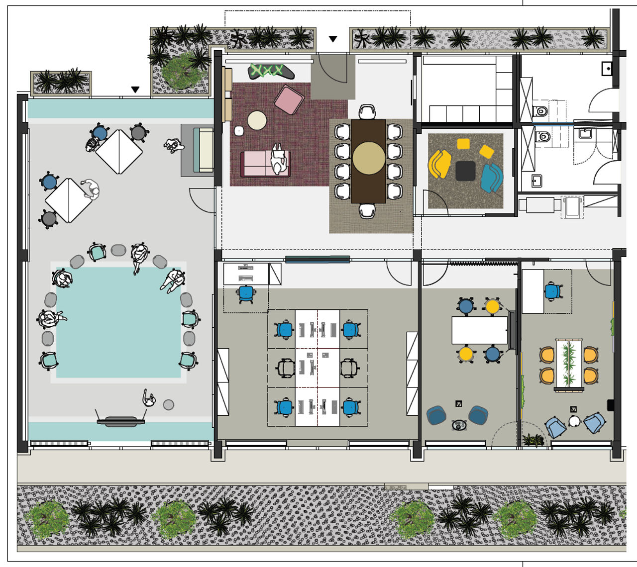 Frankfurt am Main Kreatives Meeting Vergaderzalen THIIIRD PLACE image 6