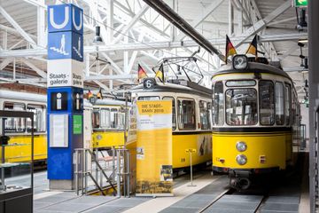 Stuttgart corporate event spaces Historic venue tram museum space image 1