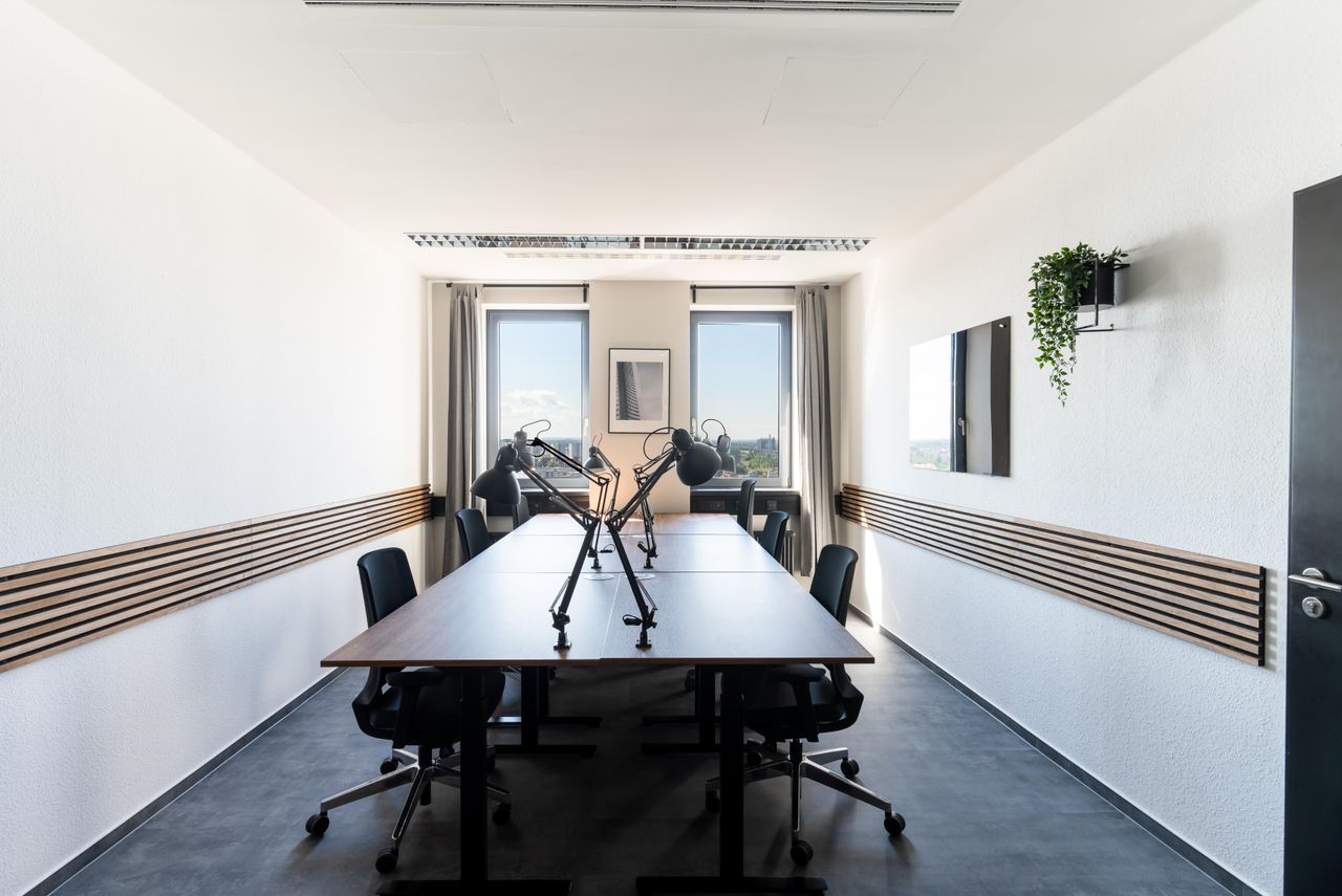 Leipzig Mobiles Arbeiten Büroräume private Büros City-Hochhaus Leipzig - Etage 16 image 5