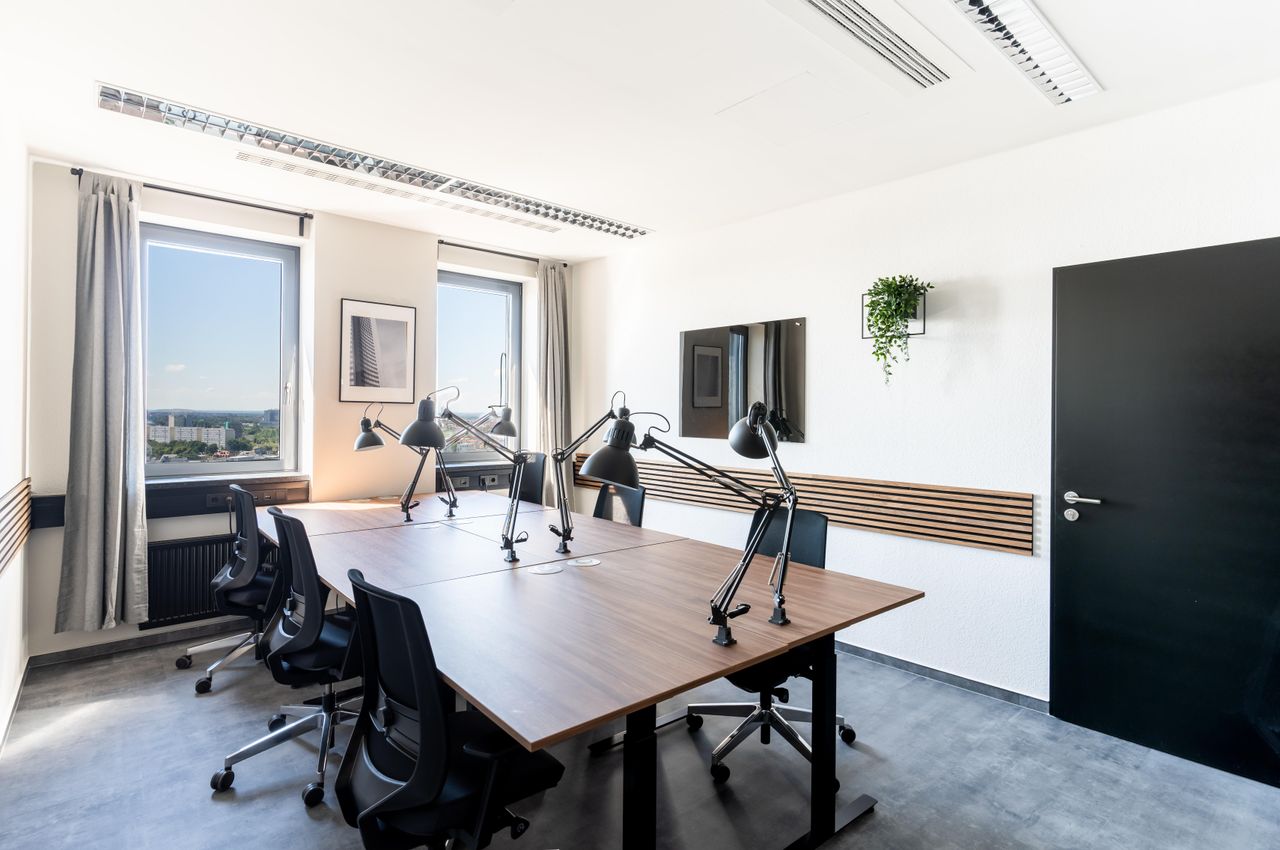 Leipzig Mobiles Arbeiten Büroräume private Büros City-Hochhaus Leipzig - Etage 16 image 7