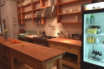 NYC workshop spaces Historisch gebouw Private Dining Room image 9