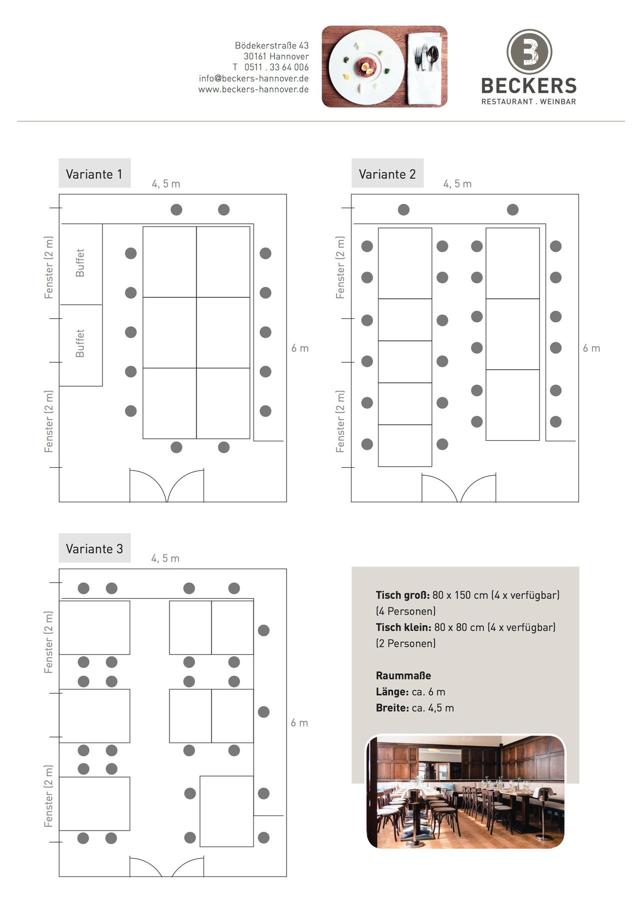 Hannover training rooms Restaurant Restaurant und Weinbar image 23
