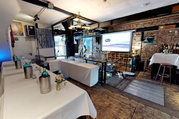 Hamburg Sommerfest Veranstaltungsraum Bistrobereich und Lichthof image 4