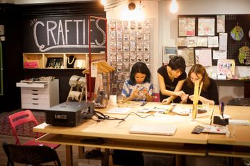 Hong Kong workshop spaces Party room The Crafties image 4