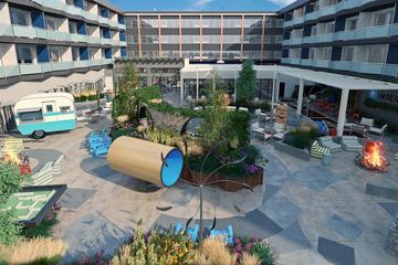 San Francisco corporate event spaces Hof San Francisco Shipyard - Chic Outdoor Space image 4