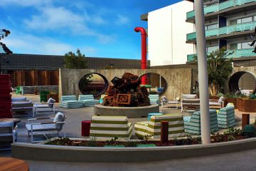 San Francisco corporate event spaces Hof San Francisco Shipyard - Chic Outdoor Space image 1