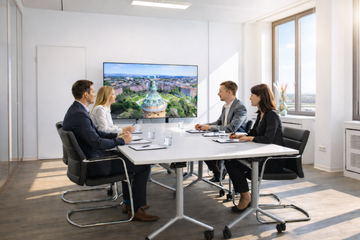 Mannheim Coworking Vergaderzalen Konferenzraum Meet 1 - Tageslicht, Klima, etc. image 5