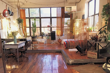 NYC workshop spaces Loft Artist loft, full sun light + outdoor image 0