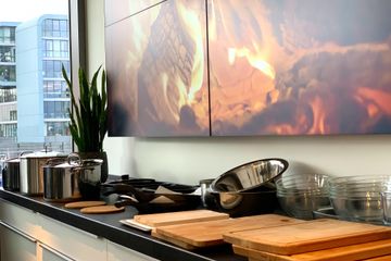 Keulen Kreatives Meeting Keuken studio Die Showküche im KRANHAUS Nord - Kochen am Rhein image 13