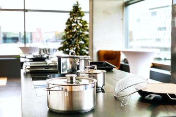 Keulen Kreatives Meeting Keuken studio Die Showküche im KRANHAUS Nord - Kochen am Rhein image 9