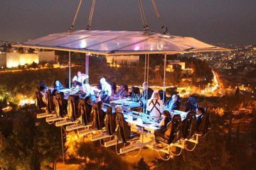 Hamburg corporate event spaces Unusual venue Dinner in the sky image 4