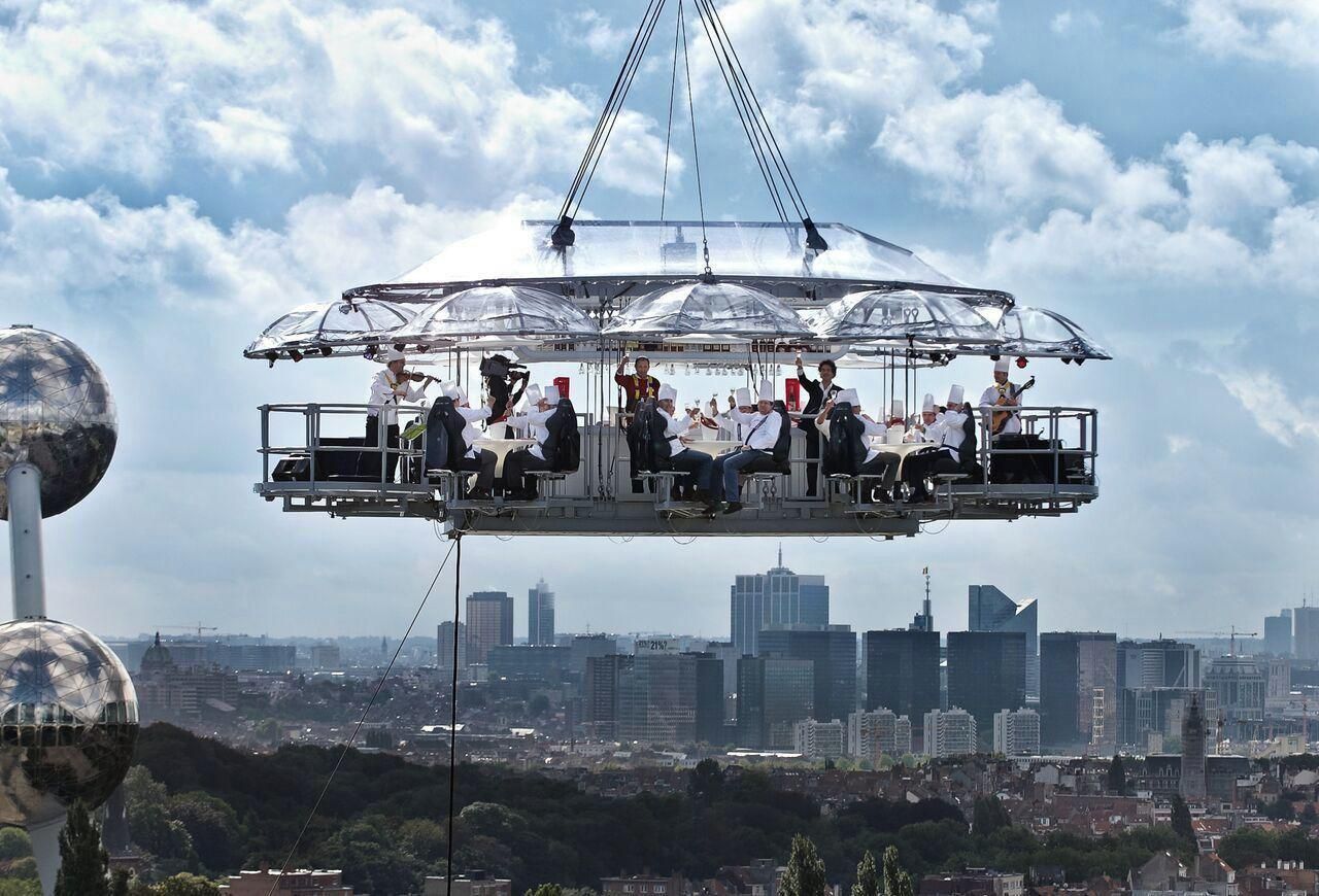 Hamburg corporate event spaces Unusual venue Lounge in the sky 12 image 2