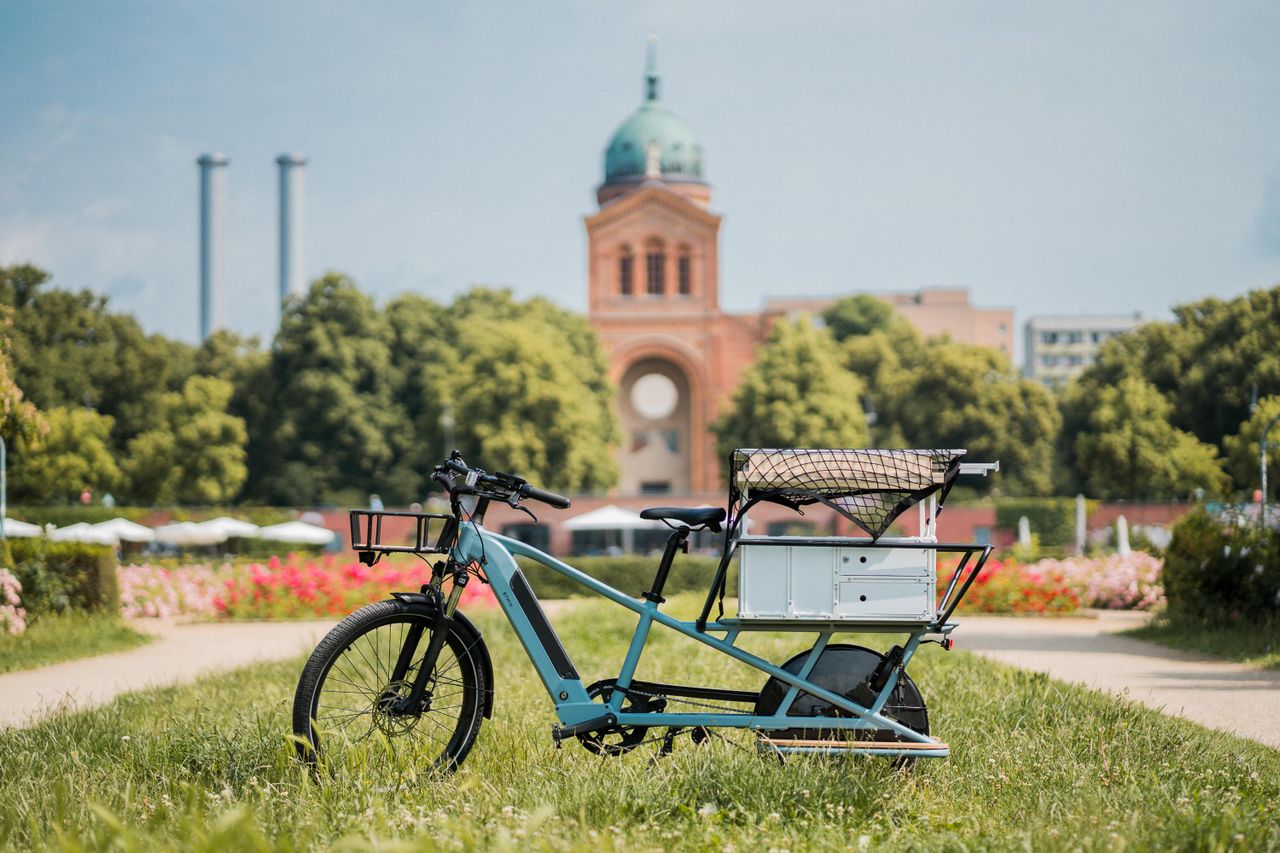 Rest van de wereld Mobiles Arbeiten Buitenlocaties flying office image 0