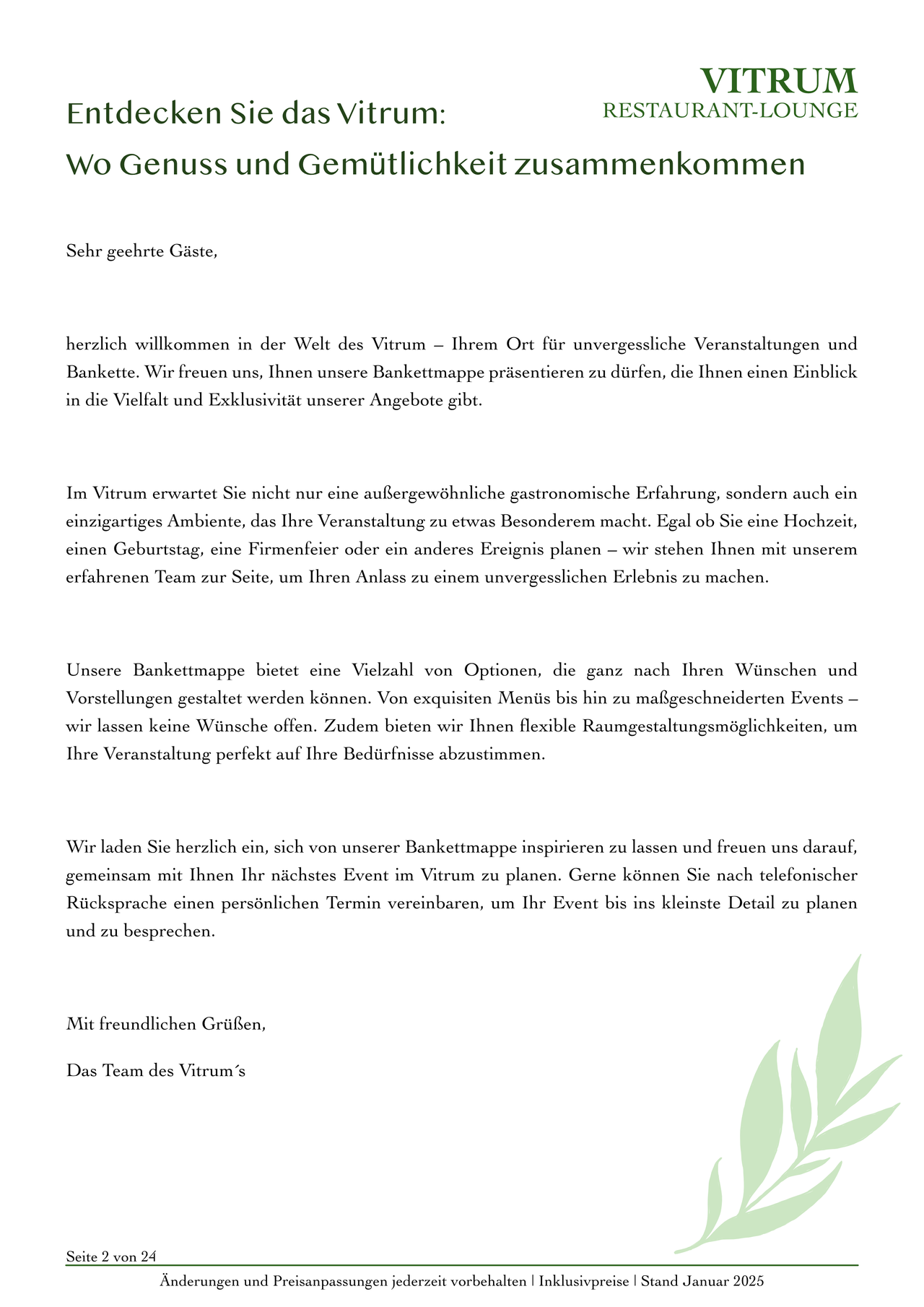 Baden-Baden Business Dinner Corporate event space Wintergarten image 21