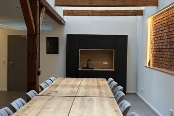 Fulda Meetingraum Station 21 Fulda: Flexibler Tagungsraum mit 86″ Screen - Toilette image 4