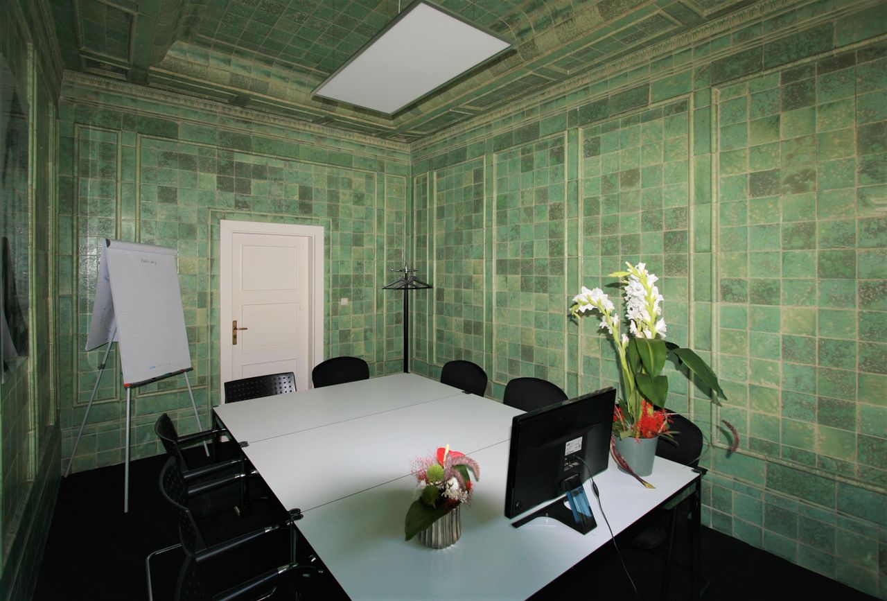Leipzig Mobiles Arbeiten Meetingräume Meetingraum direkt in Leipziger Innenstadt - Grüner Salon image 2