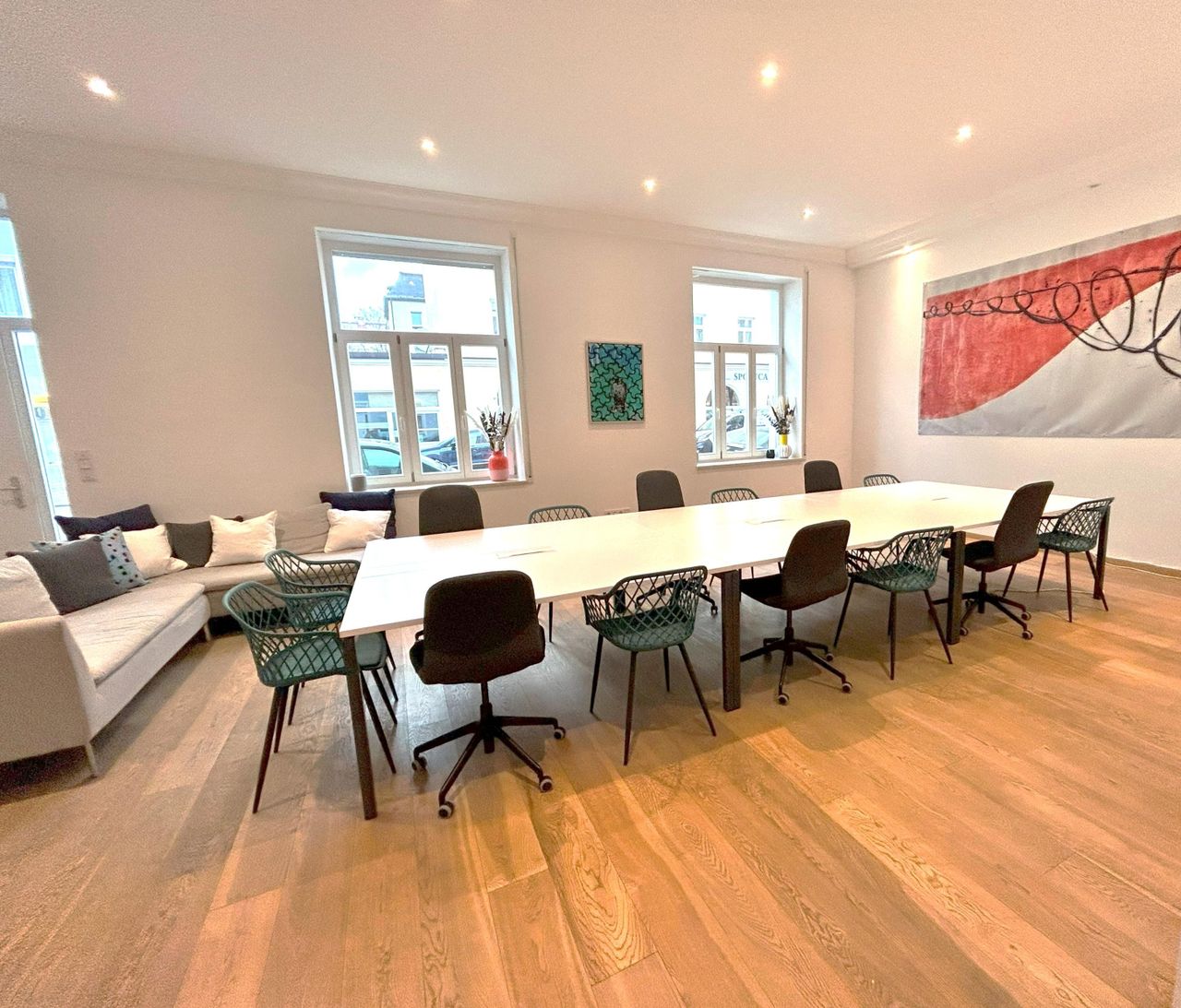 München Kreatives Meeting Workshopruimtes Großer Meetingraum in Startup Atmosphäre image 4