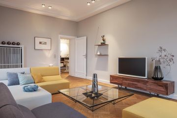 Berlin Mobiles Arbeiten Workspace Wohnzimmer image 3