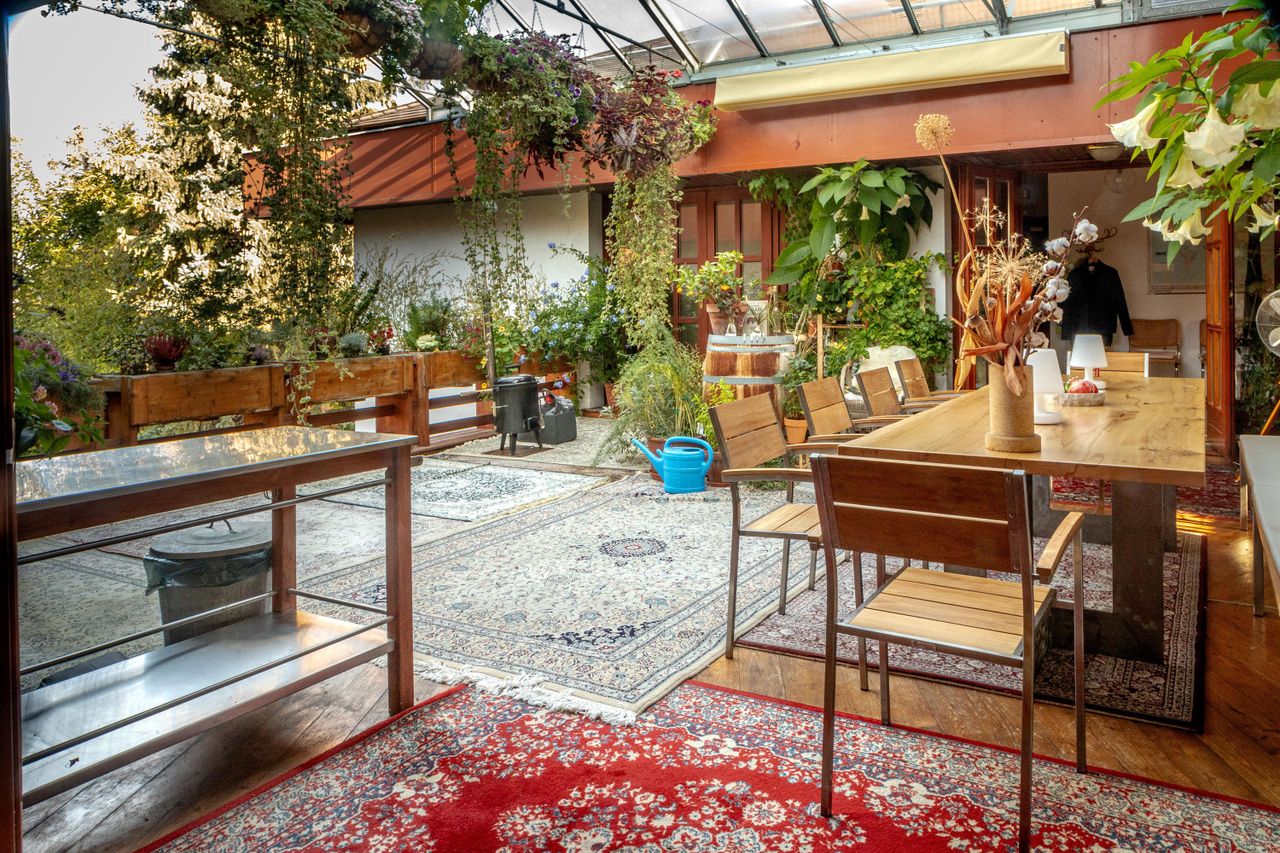 Wien Kreatives Meeting Dachterrasse Überdachte City-Terrasse im Grünen image 7