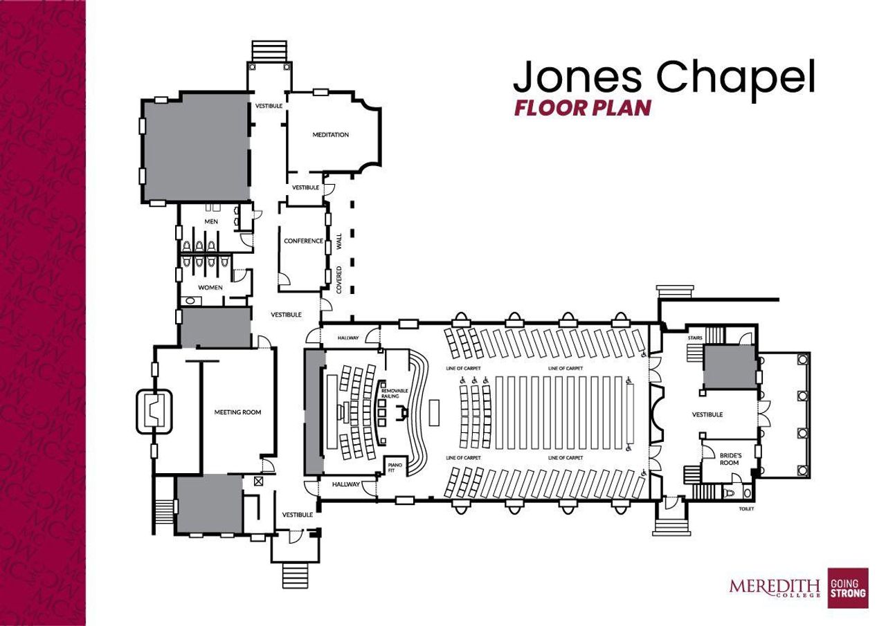 Rest der Welt  Veranstaltungsraum Jones Chapel at Meredith College image 4