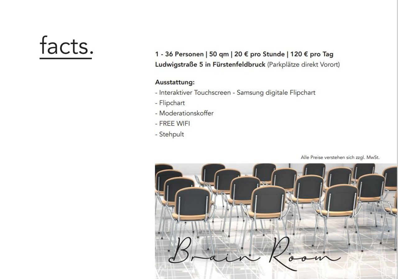 Fürstenfeldbruck Kreatives Meeting Workshop spaces Brainroom image 4