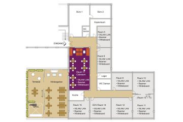 Hamburg Kreatives Meeting Boardrooms Großer Tagungsraum 17 - Lounge image 5